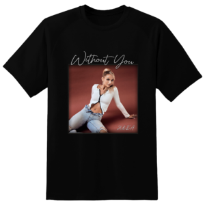 Without you t-shirt, Sort